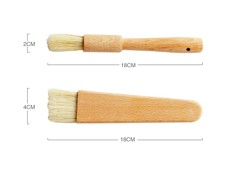 Mane Brush Baking Basting Cooking Baking Pastry Bread Brush, use a pastry  brush with natural bristles so the sauce or glaze is evenly spread and  better absorbed by your special goodies. flat