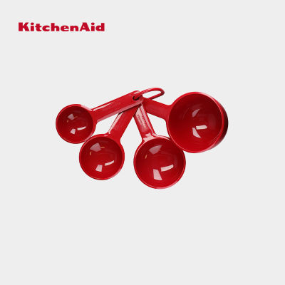 KitchenAid Plastic 4pc Measuring Cup Set - Empire Red เซตชถ้วยตวงพลาสติก 4 ชิ้น