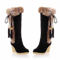 Wedge Boots Australia Womens Shoes Platform Plush Winter Footwear Booties Ladies Sexy Thigh High Heels High Sexy