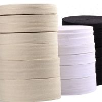 50Yards/Roll White Black Beige Twill Cotton Webbing Tape Bias for Bag Home Textile Handmade Craft 10/15/20/25/30/40/50mm Width Gift Wrapping  Bags