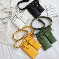 High quality fashion ladies belt bag, two pockets chest bag cross-body bag, multi-purpose girl mobile phone bag, belt bag2020