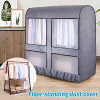 Dustproof Garment Rack Cover Organizer Large Capacity Clothing Rack Protector with Zipper and Visible Window Household TUE88 Cleaning Tools