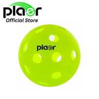 PLAER Outdoor Pickleballs - ลูกบอล Pickleball คุณภาพสูงสำหรับเล่นสันทนาการ 40 รู (เทียบเท่า Franklin X40 และ Dura40) ทัศนวิสัยดี นีออนเหลืองหรือเขียว