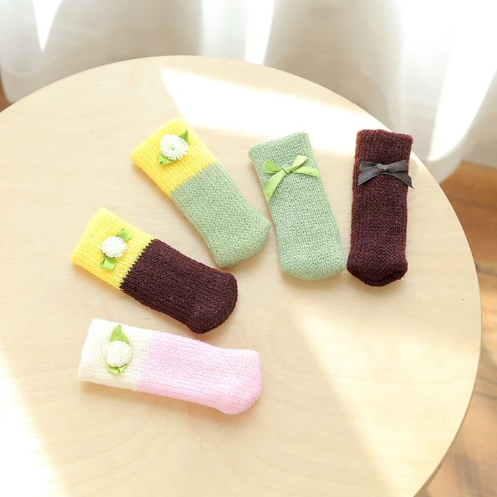 cw-4pcs-sets-knitted-woolen-table-and-foot-cover-cushion