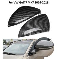 【Be worth】 SNY hardware ฝาครอบกระจกมองข้างรถยนต์สำหรับ VW Volkswagen Golf 7 MK7 2014 2015 2016 2017 2018 2ชิ้น