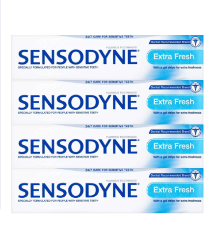 Hcmcombo 4 tuýp kem đánh răng sensodyne extra fresh - 100g - ảnh sản phẩm 1