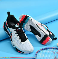 Lining Badminton Shoes Saga Ⅱ LITE  รองเท้าแบดมินตัน Saga Ⅱ LITE Unisex สำหรับทั้งหญิงและชาย AYTT003รองเท้าผ้าใบออกกำลังกายทนเครื่องแต่งกายระบายอากาศ