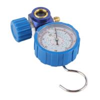 Air Condition Manifold Gauge 500 psi 35 kgf/cm² Manometer เครื่องปรับอากาศสารทำความเย็น Manifold Gauge มีดพร้อมตะขอกระจกสำหรับ R12 R502 R22 R410 R134A