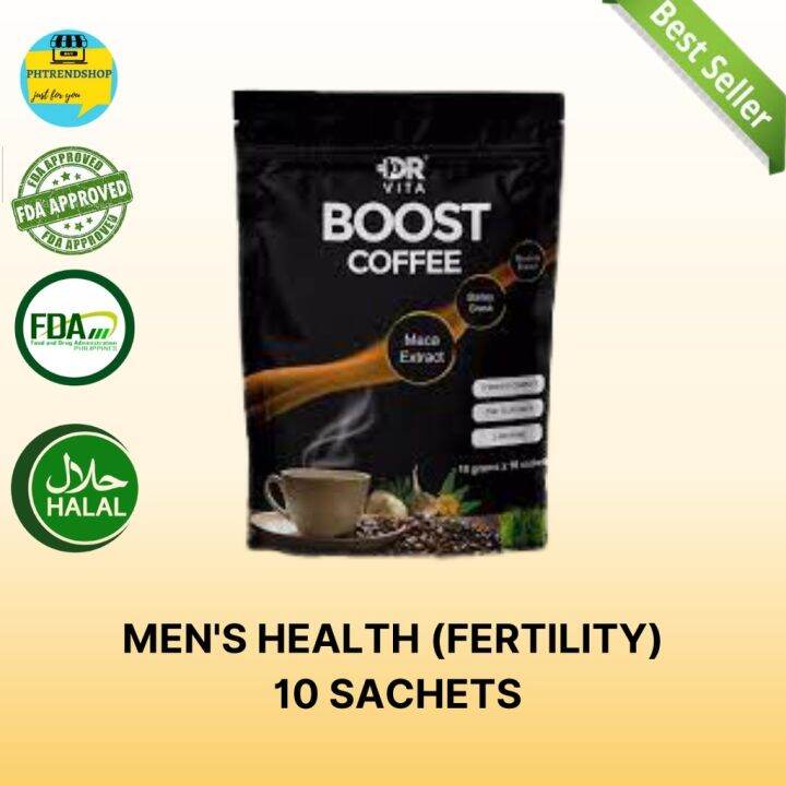 Dr Vita Boost Coffee With Maca Dr Vita Boost Maca 10 Sachets Fda Approve Lazada Ph 3757