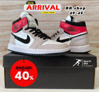 [พร้อมจัดส่ง] รองเท้าแอร์จอแดน 1 Retro Mid “White/Red”  size:36-45 [พร้อมกล่อง+อุปกรณ์ครบ] รองเท้าผ้าใบ รองเท้าลำลอง รองเท้าบาสเก็ตบอล [SKUAD01]