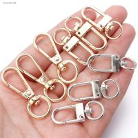 ஐ▽ 5-10pcs/Lot Lobster Clasp Hooks Spring Buckles Dog Chain Snap Hook Key Ring Swivel Connector Carabiner Handbag Belt Strap Clasp