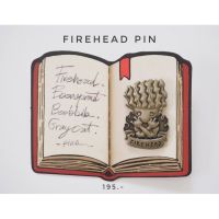 สินค้าขายดี? เข็มกลัดโลหะ รูปหัวไฟ FIREHEAD PIN ออกแบบโดย ทรงศีล ทิวสมบุญ (SONGSINTHINGS)