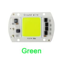 LED COB Chip สปอตไลท์ไฟ LED อัตโนมัติ20W 30W 50W ชิป IC อัจฉริยะ220V 240V ลูกปัดแสงสีแดงสีเขียวสีน้ำเงิน