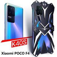 ZIMON เคสสำหรับ Xiaomi POCO F4 5G Redmi K40S โลหะอะลูมินัมอัลลอยเคสโทรศัพท์ฝาแข็งปลอกเคสกันกระแทกมือถือ K40S Xiaomi Redmi