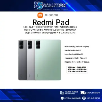 Xiaomi Redmi Pad 10.61 90Hz 2K Buttery Smooth Display，Xiaomi MediaTek  Helio G99 Redmi Tablet with Quad Speakers Long-Lasting 8000mAh Battery 18W  Fast