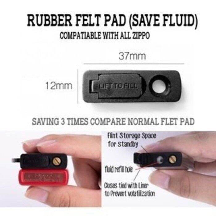Rubber Felt Zippo Original MADE IN USA Lazada Indonesia