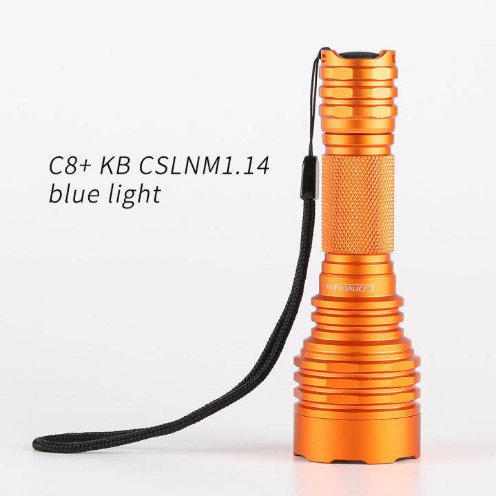 Convoy C8+ With KB CSLNM1.14 Blue Light,18650 Flashlight | Lazada