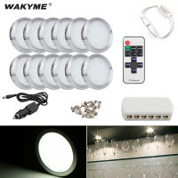 WAKYME 412 PCS Warm White LED Spot light 2W Round Recessed Interior Light for Bedroom Kitchen Garden Spot Lighting