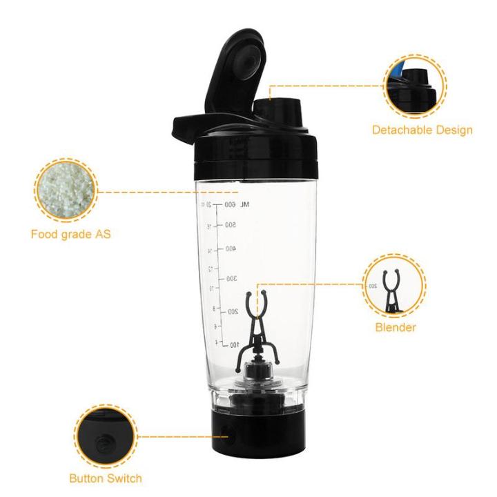 อัตโนมัติเต็มรูปแบบผสมสบายรสชาติใช้งานง่าย600ml-ไฟฟ้าเครื่องดื่มโปรตีน-shaker-เครื่องปั่นผลไม้พกพาแบบชาร์จไฟได้แก้วน้ำแบบพกพาขวด-vortex-ใหม่หลาย-leakproof