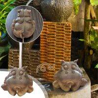 Garden Water Feature Animal Statue Pipe Pond Sprinkler Pipe Decoration Gift GOULD