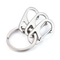 1 Pcs Stainless Steel D3S Buckle Simple Mini Spring Buckle Hanging Gadget Camping X5L8