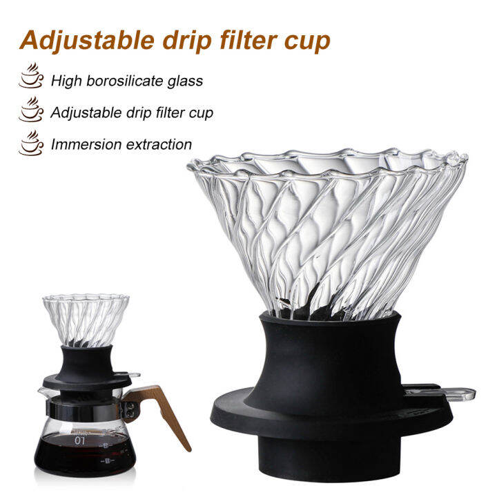 Coffee Dripper Filter Pour Over Coffee Maker Immersion HandBrewed