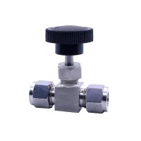 stainless steel 304 high pressure acid proof crane Adjustable Needle Valve  6mm 8mm 10mm 1/4" 3/8" 1/2" tube OD