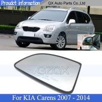 【car parts】 CAPQX ด้านข้างกระจกมองหลังเลนส์แก้วสำหรับ KIA Carens 2007 2008 2009 2010 2011 2012 2013 2014กระจกมองหลังเลนส์แก้ว