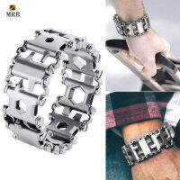 29 in 1 Multi Tools Bracelet Stainless Steel Survival Travel Friendly Bracelets