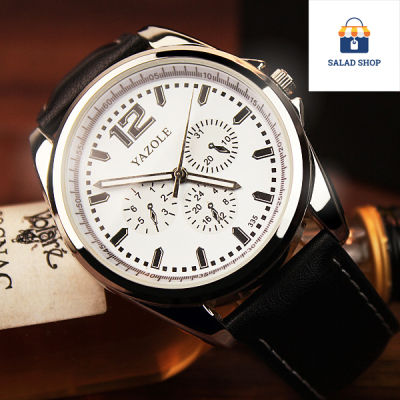🌟พร้อมส่ง🌟-YM-001/335นาฬิกาผู้ชายธุรกิจที่ไม่ใช่กลไกนาฬิกาของขวัญเรืองแสงผู้ชายเข็มขัดนาฬิกาควอตซ์ผู้ผลิตขายส่ง