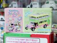 sh โมเดลรถโทมิก้าขนาดเล็ก ❄️ Takara Tokyo Disney Land TOMY TOMICA Easter Happy Hunt 2015 OMNIBUS สินค้าเป็นสินค้าลิขสิทธิ์แท้ ใหม่ พร้อมจัดส่ง