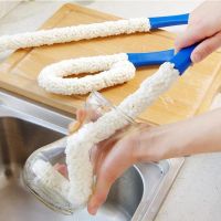 Long Cleaning Brush Soft Foam Wine Bottle Brush Decanter Stemware Glasses Dust Cleaning Brush Flexible Win Bar Set Cleaner