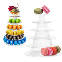 PENNYJ Stackable Macaron ขาตั้งแขวนผ้าเช็ดตัว Macaron Tower ชั้นวางมาการอง6ชั้นแบบพรีเมี่ยมขาตั้งแขวนผ้าเช็ดตัวการจัดแสดงที่หรูหราสำหรับ Macarons 92-95สามารถใช้ซ้ำได้ทำความสะอาดง่ายที่ตั้งจัดแสดงเค้กชั้นวางสมบูรณ์แบบ