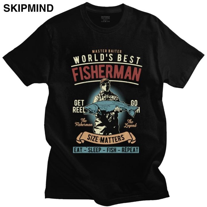 cool-worlds-best-fisherman-t-shirt-men-crew-neck-short-sleeve-fishing-tee-pre-shrunk-cotton-tshirt-merchandise