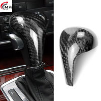 เกียร์เกียร์รถ Shift Handle ป้องกันฝาครอบสำหรับ Audi A4 B8 A5 A6 C6 Q5 Q7 4L ABS คาร์บอนไฟเบอร์อุปกรณ์ตกแต่ง