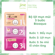 Bộ lột mụn mũi 3 bước BIOAQUA - lột mụn mũi hiệu quả - an toàn