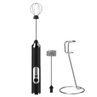 Electric Handheld Egg Beater 3 Modes Foam Maker Milk Frother Blender USB Charger Whisk Drink Mixer for Egg Coffee Milk