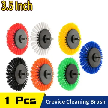 4 Inch Soft Drill Brush For Home Car Carpet And Leather Cleaning