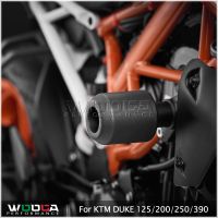 ☃♟¥ WOOGA อุปกรณ์ป้องกันแผ่นกันกระแทกกันล้มกันล้มสำหรับ KTM DUKE 125 200 250 390 2017 2018 2019 2020 2021