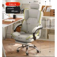 GoodLuck เก้าอี้ เก้าอี้สำนักงาน เก้าอี้ผู้บริหาร มีระบบนวด มีที่วางขา Furniture Office chair เก้าอี้สำนักงาน ch32