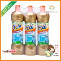 น้ำยาล้างห้องน้ำโทมิ สปาร์คกลิ้งคลีน 850 มล. สีทอง แพ็ก 3BATHROOM CLEANER TOMI SPARKLING CLEAN 850ML GOLD PACK3 **สินค้าแนะนำ**