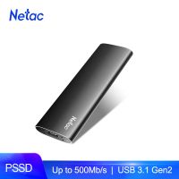 ✆●❡ Netac Portable SSD 1TB 2TB 500GB External SSD 250GB Portable Solid State Drive USB 3.1 Gen2 Type C SSD Hard Drive for Laptop