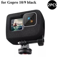 ∈◆ Windshield Wind Noise Reduction Sponge Foam Case For GoPro HERO 10 9 Cover Housing For Gopro Hero 10 Action Camera อุปกรณ์เสริม