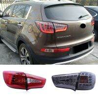 【528 Oiozkhjue ร้อน】✎ชุดไฟท้ายไฟเบรก LED 2ชิ้นโคมไฟท้ายสำหรับ KIA Sportage R 2011 2012 2013สัญญาณเลี้ยว2014อุปกรณ์ตัดไฟ