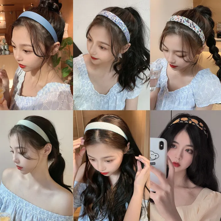 Wishcat Korean Sweet Girl Simple Hairpin Headband Hair Hoop Hair Band  Headbands Hair Accessories COD | Lazada PH