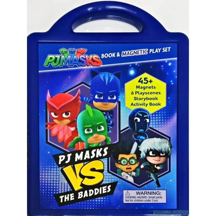หนังสือภาษาอังกฤษ PJ Masks Book & Play Set (Pj Masks Vs the Baddies) มือหนึ่ง Lazada