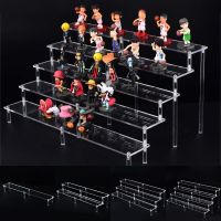 Custom Clear Acrylic Display Riser Stand for Funko Figures,Cosmetics,Doll,Perfume,Blind Box Display Rack Cupcake Dessert Shelf