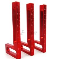 เครื่องมืองานไม้แม่นยำ100มม. L-Squre Mini Clamping Quare แบบอลูมิเนียมเครื่องมือวัด