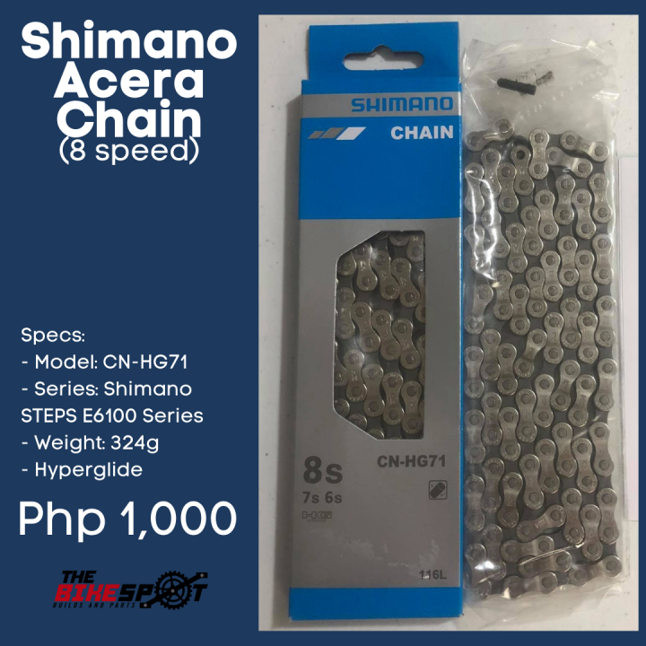 shimano acera 8 speed chain