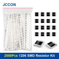 2000Pcs 1206 SMD Resistor Assorted Kit 10R-910K 80Values x 25Pcs=2000Pcs Sample Kit Chip Fixed Resistor DIY